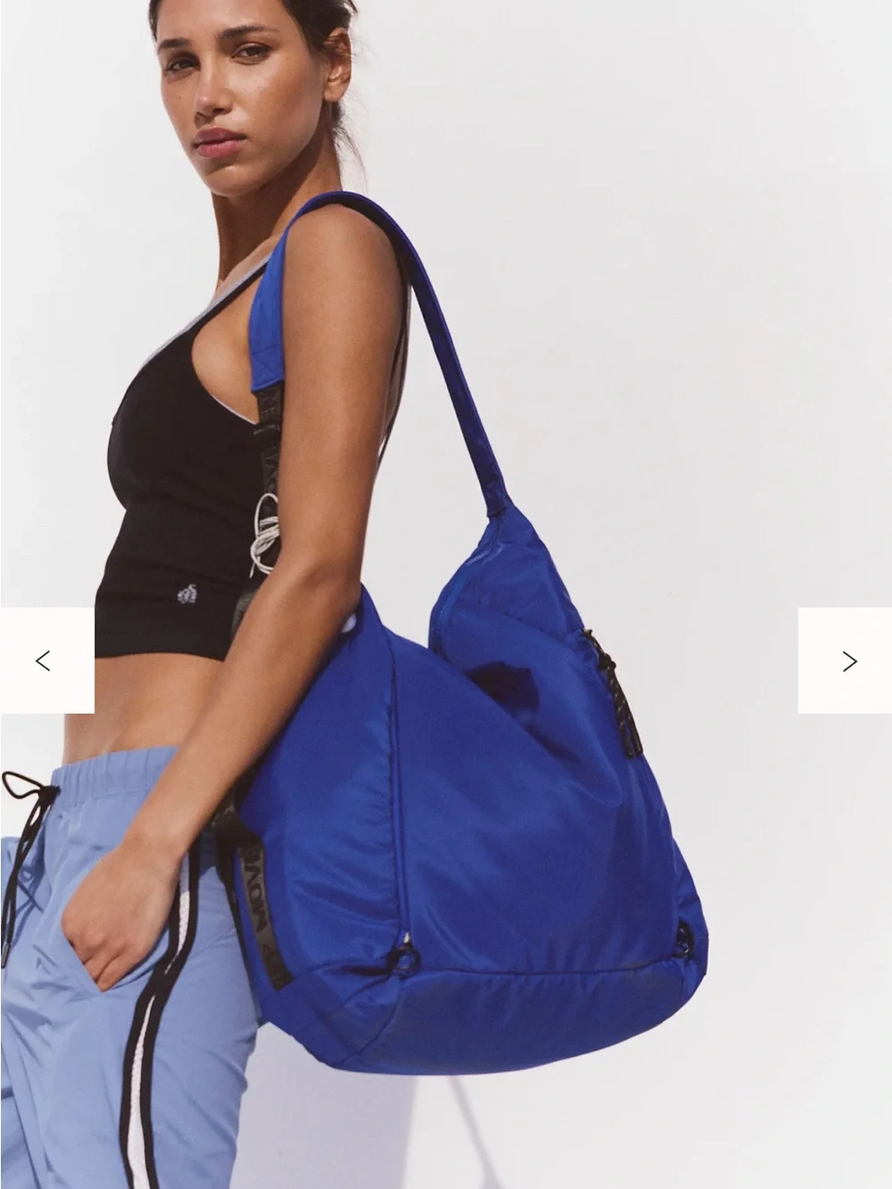 Free People No Time Zones Carryall Tote - Cobalt Blue